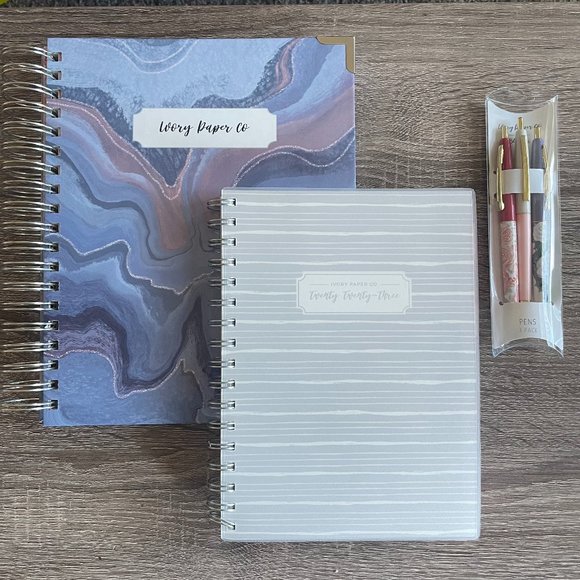 Blue Sky Office Nwt 223 Planner Pen Set By Blue Sky Ivory Paper Co